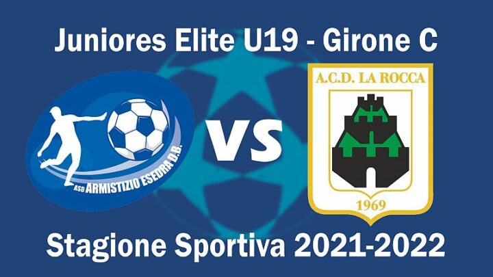 Calcio Armistizio Esedra don Bosco 26^ giornata Juniores Elite U19 Girone C Stagione Sportiva 2021-2022